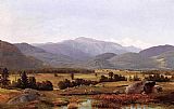 Mount Canvas Paintings - Mount Washigton Valley